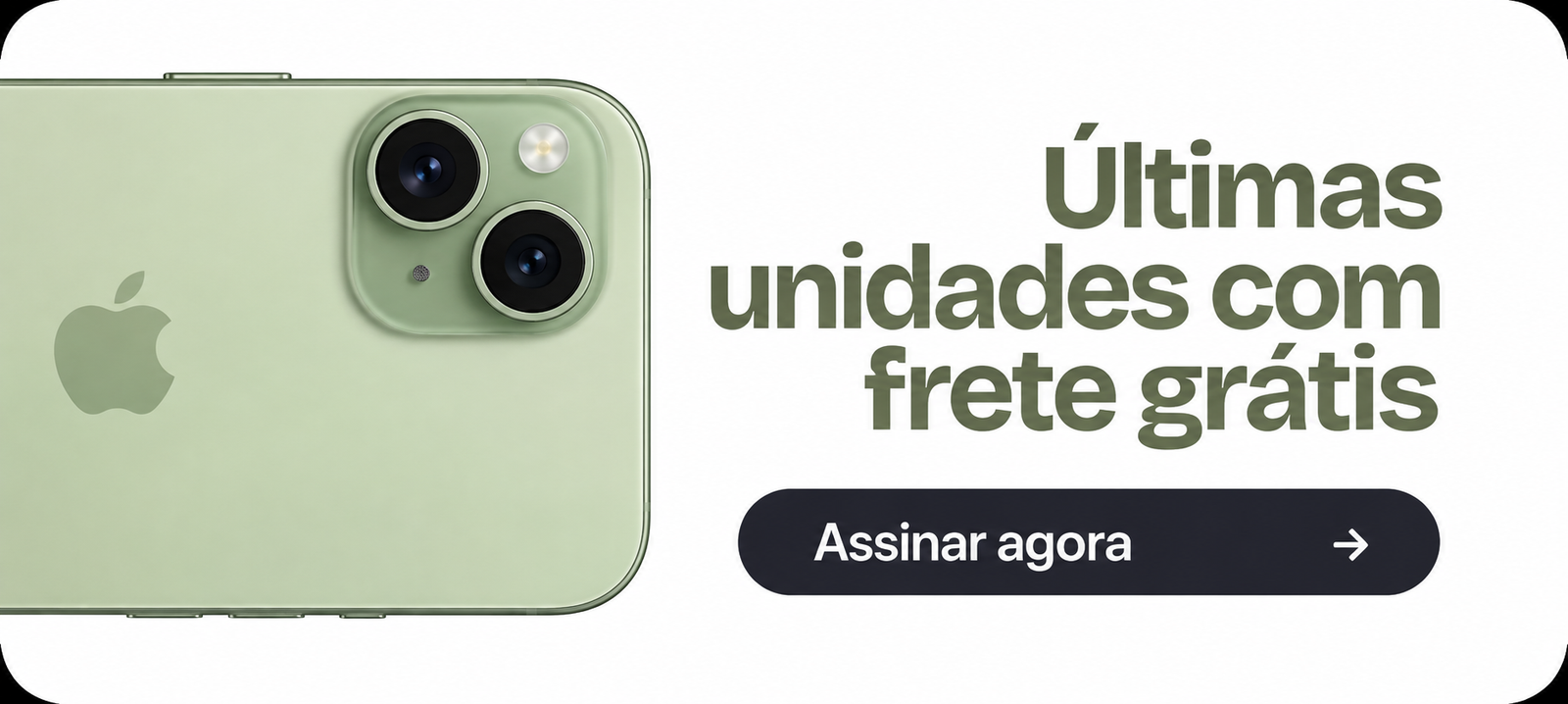 iPhone Verde com Frete Grátis
